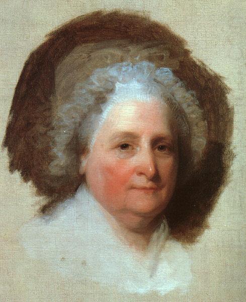 Gilbert Charles Stuart Martha Washington china oil painting image